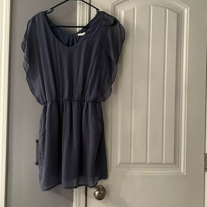 Dusty blue dress from Lush. Flowy and light